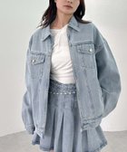 【アルシーヴ/archives】のデニムミドルブルゾン BLUE|ID: prp329100004598220 ipo3291000000032683420
