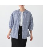 【アフタヌーンティー リビング/Afternoon Tea LIVING】のギンガムチェックコットンブロードバンドカラーブラウス 人気、トレンドファッション・服の通販 founy(ファニー) ファッション Fashion レディースファッション Ladies' Fashion Online トップス・カットソー Tops/Tshirt シャツ/ブラウス Shirts/Blouses ギャザー Gather ギンガム Gingham チェック Check トレンド Trend フロント Front ブロード Broad 羽織 Haori thumbnail ブルー|ID: prp329100004598251 ipo3291000000032683683
