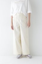 【ヒューマンウーマン/HUMAN WOMAN】のコードストレッチベイカーセミワイドパンツ イエローストライプ3|ID: prp329100004598252 ipo3291000000032683694