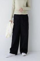 【ヒューマンウーマン/HUMAN WOMAN】のコードストレッチベイカーセミワイドパンツ ネイビー|ID: prp329100004598252 ipo3291000000032683697