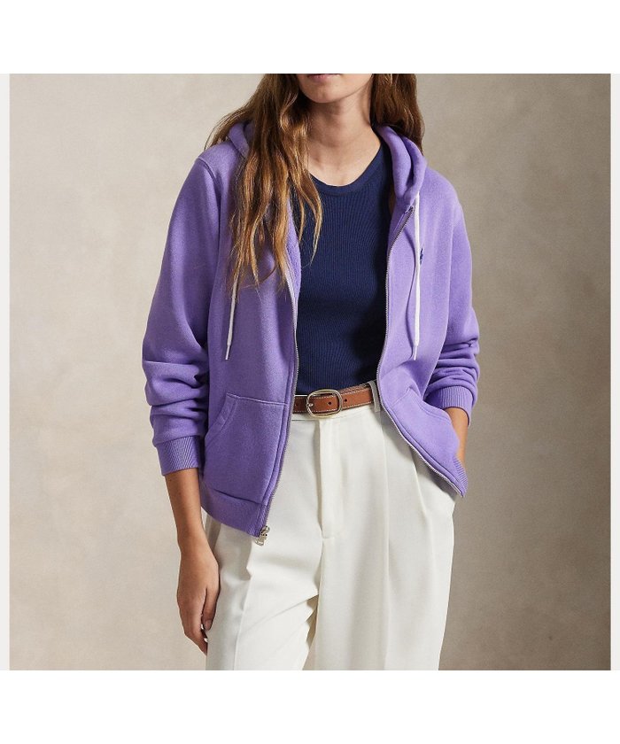 【ラルフローレン/RALPH LAUREN】のフリース フルジップ フーディ インテリア・キッズ・メンズ・レディースファッション・服の通販 founy(ファニー) https://founy.com/ ファッション Fashion レディースファッション Ladies' Fashion Online ショルダー Shoulder ドロップ Drop ドローコード Draw Cord 定番 Standard 長袖 Long Sleeve フィット Fit ポケット Pocket リラックス Relax |ID: prp329100004598253 ipo3291000000032683711