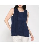【パドカレ/pas de calais】のコットンガーゼストライプ ノースリーブブラウス 人気、トレンドファッション・服の通販 founy(ファニー) ファッション Fashion レディースファッション Ladies' Fashion Online トップス・カットソー Tops/Tshirt キャミソール / ノースリーブ No Sleeves シャツ/ブラウス Shirts/Blouses スリム Slim ノースリーブ No Sleeve ロング Long ワイド Wide 人気 Popularity thumbnail ネイビー|ID: prp329100004598257 ipo3291000000032683745