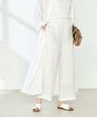 【ノーリーズ/NOLLEY'S】の【WEB STAFF恵 別注カラーあり】《セットアップ対応》リネンセミワイドパンツ ホワイト|ID: prp329100004598263 ipo3291000000032683813