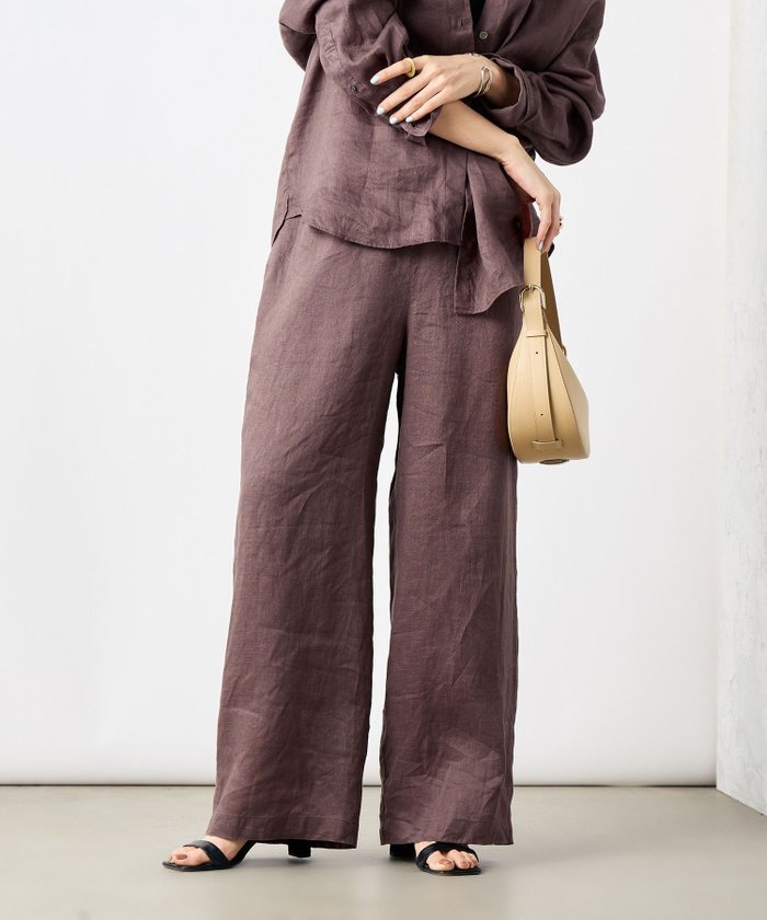 【ノーリーズ/NOLLEY'S】の【WEB STAFF恵 別注カラーあり】《セットアップ対応》リネンセミワイドパンツ インテリア・キッズ・メンズ・レディースファッション・服の通販 founy(ファニー) https://founy.com/ ファッション Fashion レディースファッション Ladies' Fashion Online セットアップ Setup パンツ Pants 2025年 2025 2025春夏・S/S Ss,Spring/Summer,2025 おすすめ Recommend セットアップ Set Up リネン Linen ワイド Wide 別注 Special Order 夏 Summer |ID: prp329100004598263 ipo3291000000032683816