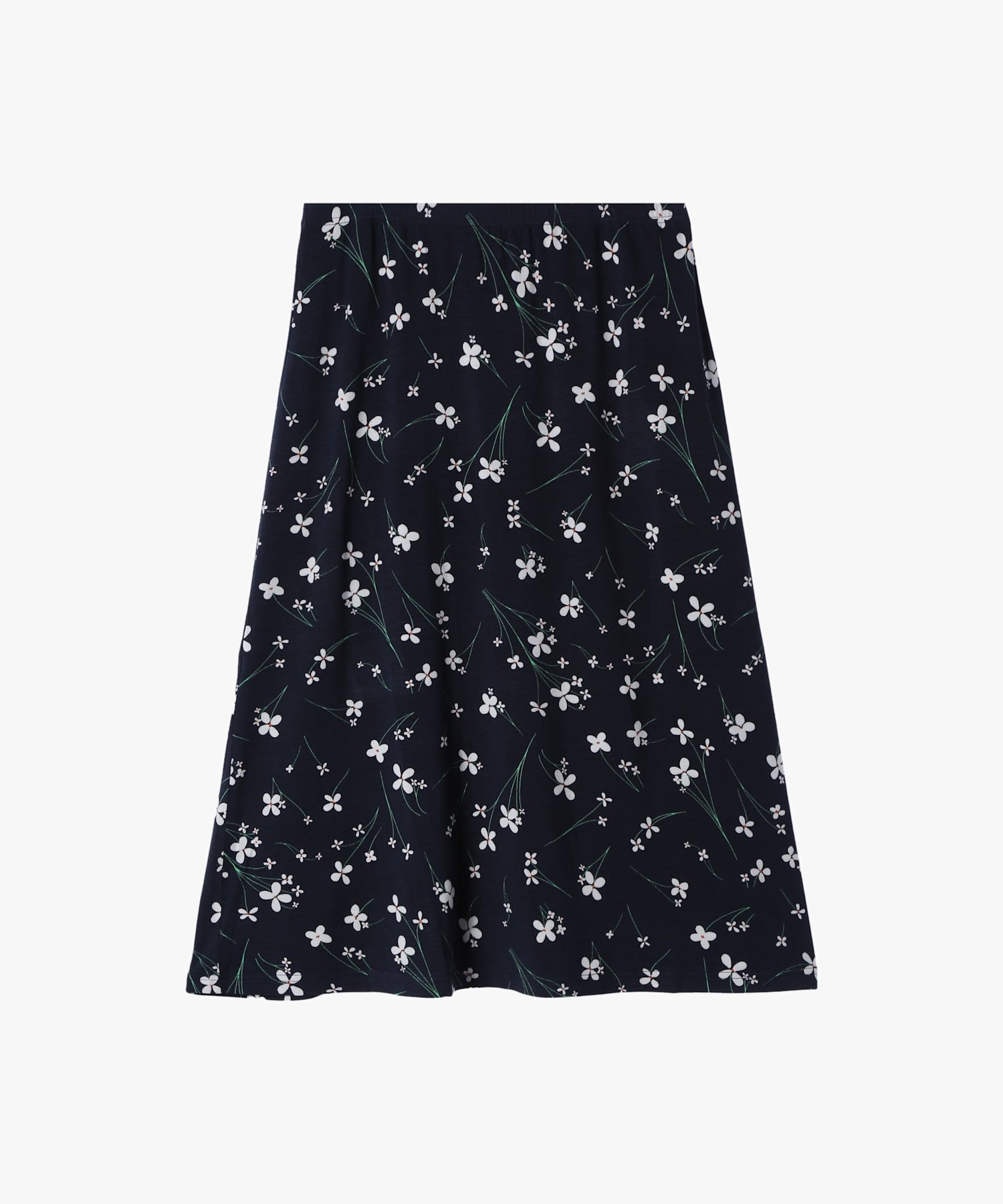 【アニエスベー ファム/agnes b. FEMME】のフラワープリント Aライン スカート Amande インテリア・キッズ・メンズ・レディースファッション・服の通販 founy(ファニー) 　ファッション　Fashion　レディースファッション　Ladies' Fashion Online　スカート　Skirt　Aライン/フレアスカート　Flared A-Line Skirts　フェミニン　Feminine　フラワー　Flower　フレア　Flare　プリント　Print　エレガント 上品　Elegant　ネイビー|ID: prp329100004598270 ipo3291000000032683874