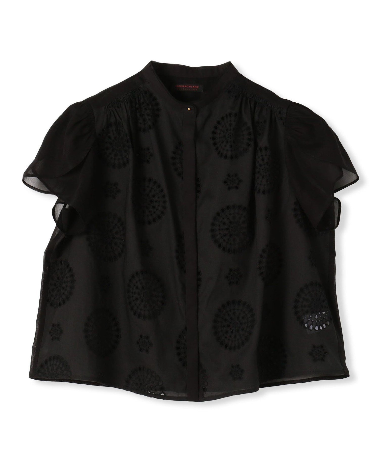 【トゥモローランド/TOMORROWLAND】のコットンコンビネーション ペタルスリーブブラウス 人気、トレンドファッション・服の通販 founy(ファニー) 　ファッション　Fashion　レディースファッション　Ladies' Fashion Online　トップス・カットソー　Tops/Tshirt　シャツ/ブラウス　Shirts/Blouses　エアリー　Airy　ギャザー　Gather　ショルダー　Shoulder　スリーブ　Sleeve　フォルム　Form　定番　Standard　 other-1|ID: prp329100004598271 ipo3291000000032683883