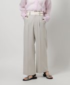 【ビューティ&ユース ユナイテッドアローズ/BEAUTY&YOUTH / UNITED ARROWS】の【WEB限定】マーベルト ワイドストレートパンツ -ウォッシャブル- 人気、トレンドファッション・服の通販 founy(ファニー) ファッション Fashion レディースファッション Ladies' Fashion Online パンツ Pants ベルト Belts ウォッシャブル Washable カットソー Cut And Sew シンプル Simple ストレート Straight スラックス Slacks トレンド Trend マニッシュ Mannish メランジ Melange ワイド Wide おすすめ Recommend thumbnail LT.GRAY|ID: prp329100004598283 ipo3291000000032683996