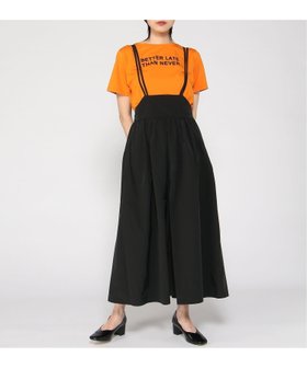 【スリーフォータイム/Three Four Time】のThree Four Time/ハイウエストサスペンダーメモリースカート 人気、トレンドファッション・服の通販 founy(ファニー) ファッション Fashion レディースファッション Ladies' Fashion Online スカート Skirt サスペンダー Suspenders ロング Long |ID:prp329100004598304