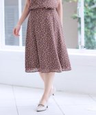 【リフレクト/Reflect】の【夏SALE/マシンウォッシュ可/セットアップ可】Aラインプリントスカート モカブラウン|ID: prp329100004598314 ipo3291000000032684192