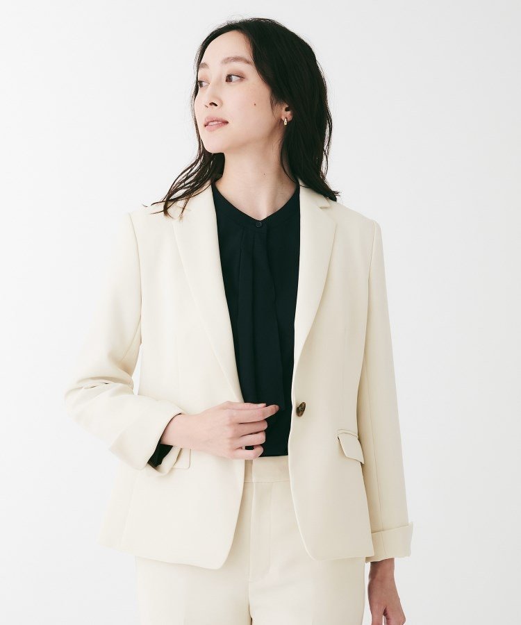 【アンタイトル/UNTITLED】のダブルクロスジャケット 人気、トレンドファッション・服の通販 founy(ファニー) 　ファッション　Fashion　レディースファッション　Fashion for Women　アウター　Coat / Outerwear Collection　レディースジャケット・軽アウター　Jackets　シェイプ　Shape, Slim Fit　ジャケット　Jacket, Outerwear　ストレッチ　Stretch, Stretchy Fabric　ダブル　Double, Double-Breasted　ポケット　Pocket, Pocket Detail　 other-1|ID: prp329100004598536 ipo3291000000032687236