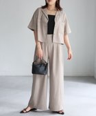 【リベリー/Riberry】の配色ステッチ半袖セットアップ 人気、トレンドファッション・服の通販 founy(ファニー) ファッション Fashion レディースファッション Ladies' Fashion Online トップス・カットソー Tops/Tshirt おすすめ Recommend ジャケット Jacket セットアップ Set Up ポケット Pocket 今季 This Season 半袖 Short Sleeve 夏 Summer thumbnail ベージュ|ID: prp329100004598547 ipo3291000000032687315