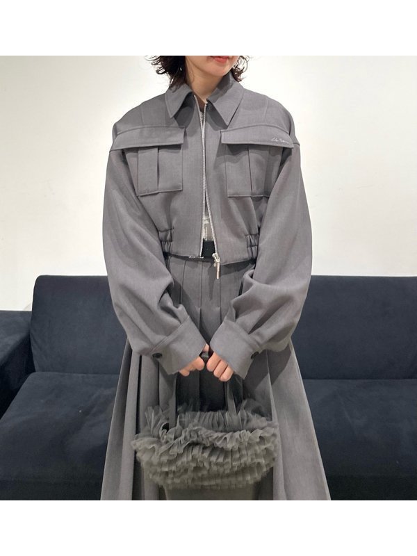 【リリーブラウン/Lily Brown】のフラップデザインコンパクトブルゾン 人気、トレンドファッション・服の通販 founy(ファニー) 　雑誌掲載アイテム　Magazine Items　ファッション雑誌　Fashion Magazines　ヴィヴィ　ViVi　ファッション　Fashion　レディースファッション　Ladies' Fashion Online　アウター　Coat Outerwear　ブルゾン　Blouson/Jackets　4月号　April Issue　クラシカル　Classical　コンパクト　Compact　セットアップ　Set Up　チェック　Check　ツイル　Twill　トレンド　Trend　フラップ　Flap　ブルゾン　Blouson　ポケット　Pocket　モダン　Modern　ワンポイント　One Point　雑誌　Magazine　 other-1|ID: prp329100004598560 ipo3291000000032687433