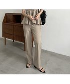 【カプリシューレマージュ/CAPRICIEUX LEMAGE】の【着回し力抜群!セットアイテム】パンツSETペプラムキャミ 人気、トレンドファッション・服の通販 founy(ファニー) ファッション Fashion レディースファッション Fashion for Women パンツ Pants & Trousers カーディガン Cardigan, Knitwear キャミ Camisole, Cami Top ギャザー Gathered, Ruffled コンパクト Compact, Small Size 切替 Switching, Contrast Panel シアー Sheer, See-Through シャーリング Shirring, Ruched ジップ Zip, Zipper スリーブ Sleeve, Long Sleeve / Short Sleeve セットアップ Set-Up, Coordinated Outfit タンク Tank Top, Sleeveless Top ノースリーブ Sleeveless, No-Sleeve ハーフ Half, Half-Length フレア Flare, Flared マキシ Maxi, Full Length thumbnail ベージュ|ID: prp329100004598568 ipo3291000000032756194