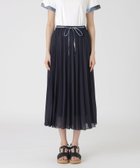 【ブルーレーベル クレストブリッジ/BLUE LABEL CRESTBRIDGE】のガーゼライクツイルプリーツスカート 人気、トレンドファッション・服の通販 founy(ファニー) ファッション Fashion レディースファッション Ladies' Fashion Online スカート Skirt プリーツスカート Pleated Skirts プリーツ Pleats thumbnail ネイビー|ID: prp329100004598576 ipo3291000000032687604