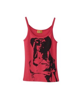 【ヒステリックグラマー/HYSTERIC GLAMOUR】のSMOKE ON THE WATER キャミソール 人気、トレンドファッション・服の通販 founy(ファニー) ファッション Fashion レディースファッション Fashion for Women トップス・カットソー Cut & Sew Tops キャミソール&ノースリーブ Camisoles & Sleeveless Tops インナー Innerwear キャミソール Camisole, Spaghetti Strap Top グラフィック Graphic, Graphic Design プリント Print, Printed Pattern |ID:prp329100004598578