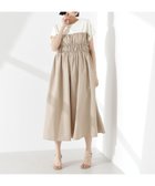 【ナノ ユニバース/nano universe】のフロントシャーリングドッキングワンピース ベージュ|ID: prp329100004598580 ipo3291000000032687653