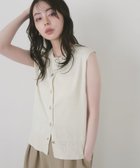 【リアン/Lian】のニュアンスメタルボタンニットベスト アイボリー|ID: prp329100004598586 ipo3291000000032758537
