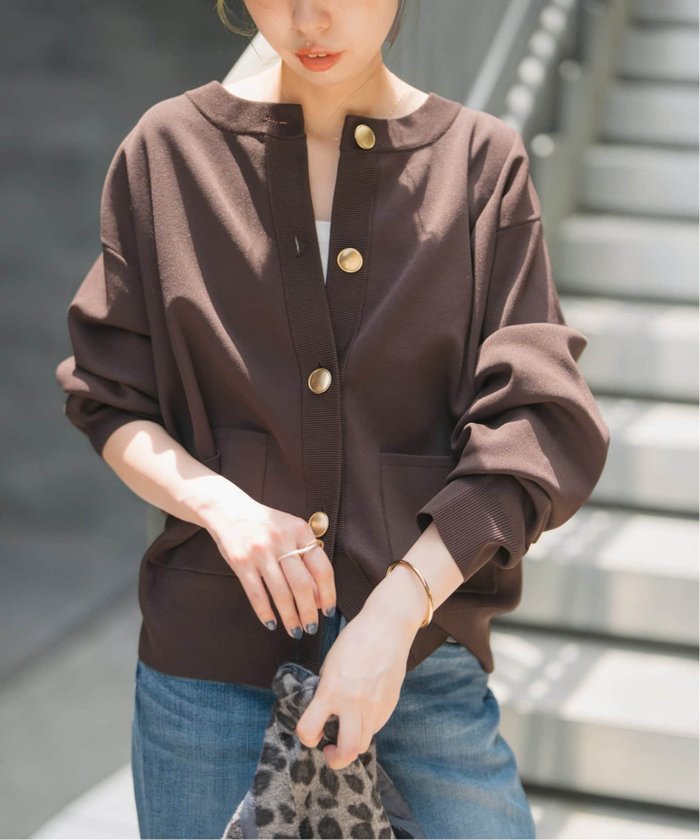 【スピック&スパン/Spick & Span】の《WEB限定追加 》ウォッシャブルクルーネックカーディガン インテリア・キッズ・メンズ・レディースファッション・服の通販 founy(ファニー) https://founy.com/ ファッション Fashion レディースファッション Ladies' Fashion Online トップス・カットソー Tops/Tshirt カーディガン Cardigans 再入荷 Restock/Back In Stock/Re Arrival |ID: prp329100004598604 ipo3291000000032687911