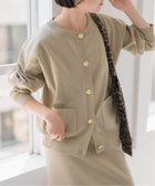 【スピック&スパン/Spick & Span】の《WEB限定追加 》ウォッシャブルクルーネックカーディガン ベージュ|ID: prp329100004598604 ipo3291000000032687920