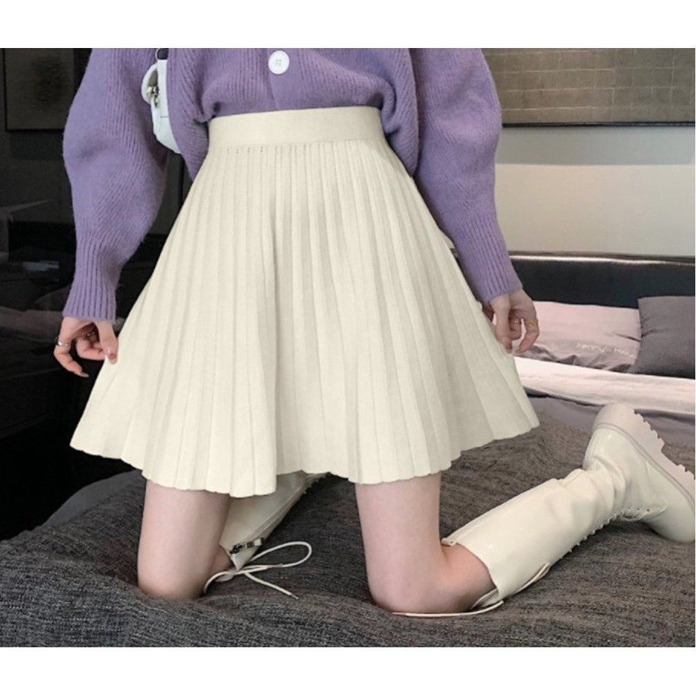 【ミニミニストア/miniministore】のプリーツスカート 編み レディース 韓国 人気、トレンドファッション・服の通販 founy(ファニー) 　ファッション　Fashion　レディースファッション　Fashion for Women　スカート　Skirts　プリーツスカート / 上品フェミニンスタイル　Pleated Skirts　アクリル　Acrylic Material　ショート　Short, Short Length　シンプル　Simple, Minimal　フレア　Flare, Flared　プリーツ　Pleats, Pleated　ベーシック　Basic, Essential　ミニスカート　Mini Skirt, Short Skirt　定番　Standard, Basic Item　 other-1|ID: prp329100004598609 ipo3291000000033236013