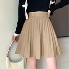 【ミニミニストア/miniministore】のプリーツスカート 編み レディース 韓国 人気、トレンドファッション・服の通販 founy(ファニー) ファッション Fashion レディースファッション Fashion for Women スカート Skirts プリーツスカート / 上品フェミニンスタイル Pleated Skirts アクリル Acrylic Material ショート Short, Short Length シンプル Simple, Minimal フレア Flare, Flared プリーツ Pleats, Pleated ベーシック Basic, Essential ミニスカート Mini Skirt, Short Skirt 定番 Standard, Basic Item thumbnail ベージュ|ID: prp329100004598609 ipo3291000000033236026