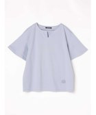 【アクアスキュータム/Aquascutum】のスキッパー5分袖カットソー 人気、トレンドファッション・服の通販 founy(ファニー) ファッション Fashion レディースファッション Ladies' Fashion Online トップス・カットソー Tops/Tshirt カットソー Cut and Sewn カットソー Cut And Sew スキッパー Skipper スリット Slit スーピマ Supima ドレープ Drape ネックレス Necklace フロント Front ベーシック Basic ワンポイント One Point thumbnail サックス|ID: prp329100004598618 ipo3291000000032688038