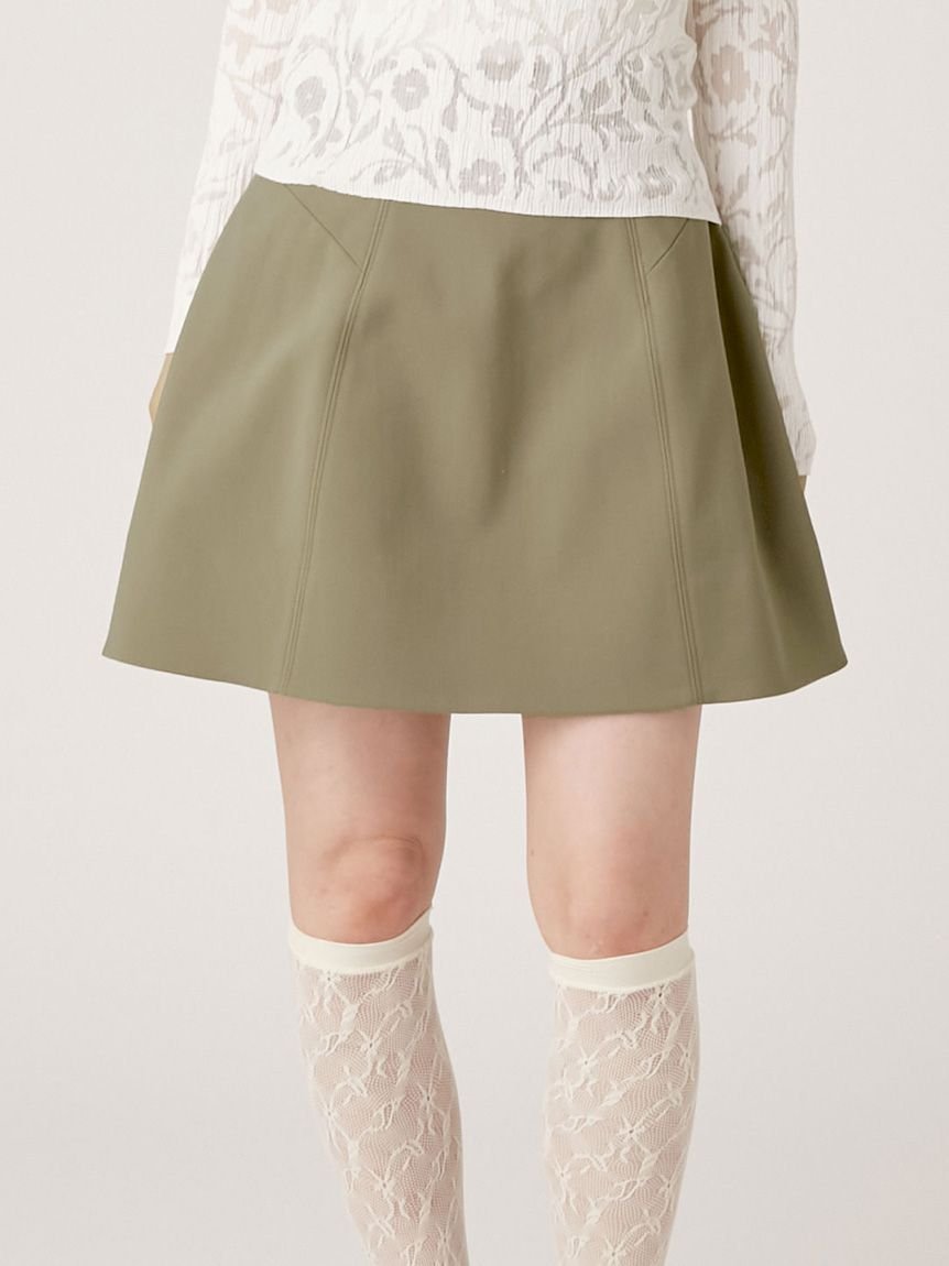 【リリーブラウン/Lily Brown】のボンディングミニスカート インテリア・キッズ・メンズ・レディースファッション・服の通販 founy(ファニー) 　雑誌掲載アイテム　Magazine Items　ファッション雑誌　Fashion Magazines　ビジンヒャッカ　美人百花　ファッション　Fashion　レディースファッション　Ladies' Fashion Online　スカート　Skirt　ミニスカート　Mini Skirts　3月号　March Issue　コンパクト　Compact　シンプル　Simple　パターン　Pattern　フィット　Fit　フォルム　Form　ボンディング　Bonding　ミニスカート　Mini Skirt　雑誌　Magazine　KKI[026]|ID: prp329100004598661 ipo3291000000032688301