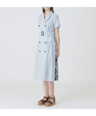【ブルーレーベル クレストブリッジ/BLUE LABEL CRESTBRIDGE】のタイプライターオープンカラードレス 人気、トレンドファッション・服の通販 founy(ファニー) ファッション Fashion レディースファッション Ladies' Fashion Online ワンピース Dress ドレス Party Dresses ドレス Dress 切替 Switching thumbnail サックス|ID: prp329100004598667 ipo3291000000032688375