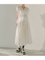 【エミ/emmi】のシアーピンタックフレアスカート 人気、トレンドファッション・服の通販 founy(ファニー) ファッション Fashion レディースファッション Ladies' Fashion Online スカート Skirt Aライン/フレアスカート Flared A-Line Skirts クロップド Cropped シアー Sheer ポケット Pocket |ID:prp329100004598690