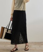 【ロペ/ROPE'】の【WEB・一部店舗限定】フラワージャガードスカート【セットアップ対応】/洗える ブラック(01)|ID: prp329100004598693 ipo3291000000032688590