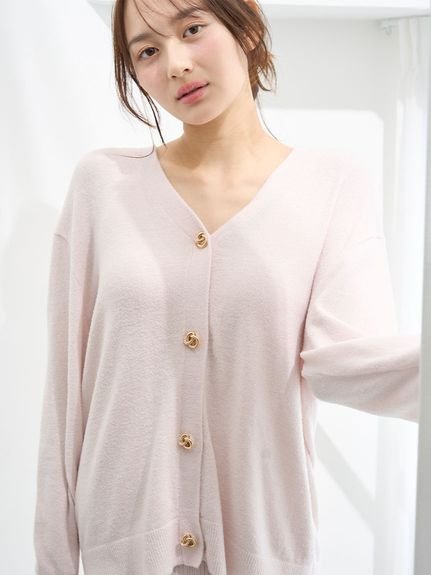 【スナイデル ホーム/SNIDEL HOME】の【ICESUMMER】【接触冷感】ボタンカーディガン インテリア・キッズ・メンズ・レディースファッション・服の通販 founy(ファニー) 　ファッション　Fashion　レディースファッション　Fashion for Women　トップス・カットソー　Cut & Sew Tops　カーディガン・羽織り　Layered Style Cardigans　おすすめ　Recommended / Our Picks　カーディガン　Cardigan, Knitwear　パール　Pearl, Pearl Accent　ベーシック　Basic, Essential　夏　Summer　春　Spring　S/S・春夏　SS, Spring/Summer, Warm Season　洗える　Machine Washable　PNK[066]|ID: prp329100004598717 ipo3291000000032688758