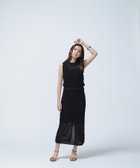 【ナチュラル ビューティー ベーシック/NATURAL BEAUTY BASIC】のメッシュニットセットアップ チャコール1|ID: prp329100004598736 ipo3291000000032688931