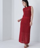 【ナチュラル ビューティー ベーシック/NATURAL BEAUTY BASIC】のメッシュニットセットアップ アカ|ID: prp329100004598736 ipo3291000000032688933
