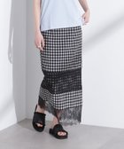 【ナノ ユニバース/nano universe】のシアーチェックレースボーダーマキシスカート 人気、トレンドファッション・服の通販 founy(ファニー) ファッション Fashion レディースファッション Ladies' Fashion Online スカート Skirt ウォッシャブル Washable ギンガム Gingham シアー Sheer スカラップ Scalloped スリット Slit チェック Check トレンド Trend フェミニン Feminine ボーダー Border マキシ Maxi モダン Modern 無地 Plain Color ランジェリー Lingerie レース Race ロング Long おすすめ Recommend エレガント 上品 Elegant 2025年 2025 2025春夏・S/S Ss,Spring/Summer,2025 thumbnail ブラック|ID: prp329100004598744 ipo3291000000032688974