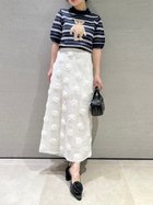 【リリーブラウン/Lily Brown】のフラワーモチーフメッシュスカート WHT[001]|ID: prp329100004598749 ipo3291000000032688993