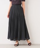 【マイカ ディール/MICA & DEAL】のインド綿クレープランダムタックスカート BLACK|ID: prp329100004598772 ipo3291000000032689153