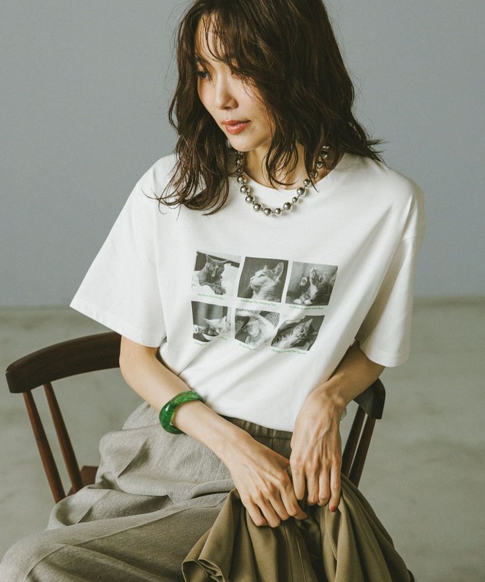 【グローバルワーク/GLOBAL WORK】のヘビロッTEEアソートプリント/577891 インテリア・キッズ・メンズ・レディースファッション・服の通販 founy(ファニー) https://founy.com/ ファッション Fashion レディースファッション Fashion for Women タイトスカート Pencil Skirt, Tight Skirt デニム Denim, Jeans Material トレンド Trend, Trending Now プリント Print, Printed Pattern モノトーン Monotone, Black and White 吸水 Absorbent, Quick-Dry 夏 Summer 猫 Cat, Kitty |ID: prp329100004598801 ipo3291000000033317647