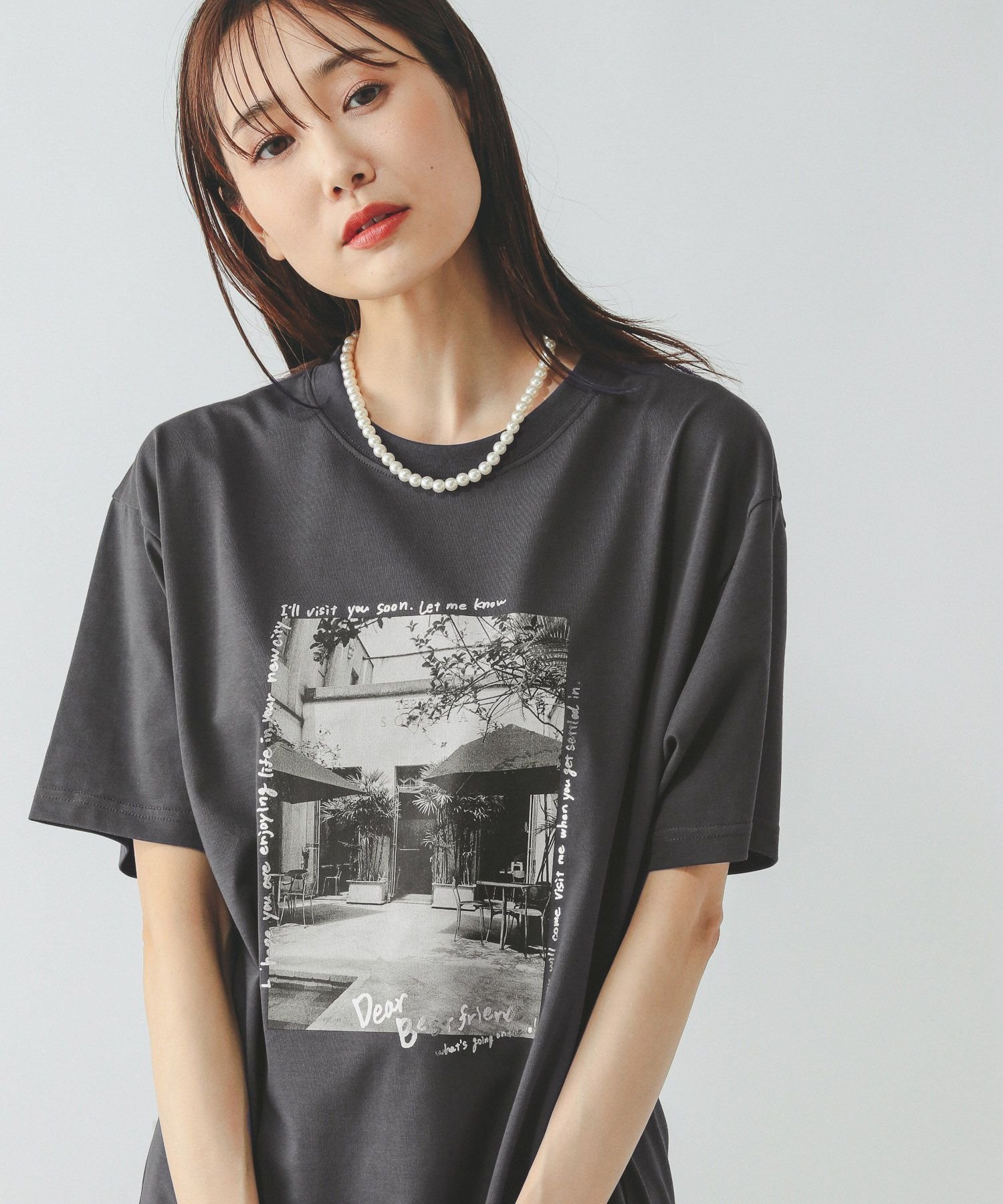【グローバルワーク/GLOBAL WORK】のヘビロッTEEアソートプリント/577891 インテリア・キッズ・メンズ・レディースファッション・服の通販 founy(ファニー) 　ファッション　Fashion　レディースファッション　Fashion for Women　タイトスカート　Pencil Skirt, Tight Skirt　デニム　Denim, Jeans Material　トレンド　Trend, Trending Now　プリント　Print, Printed Pattern　モノトーン　Monotone, Black and White　吸水　Absorbent, Quick-Dry　夏　Summer　猫　Cat, Kitty　スミクロ*フォト箔ロゴ18|ID: prp329100004598801 ipo3291000000033317663