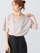 【テチチ/Te chichi】のプレーティング袖タックTシャツ 人気、トレンドファッション・服の通販 founy(ファニー) ファッション Fashion レディースファッション Fashion for Women トップス・カットソー Cut & Sew Tops シャツ・ブラウス・オフィスカジュアル Elegant Blouses & Button-Ups ロングTシャツ・Tシャツ Longline T-Shirts & Tees おすすめ Recommended / Our Picks シンプル Simple, Minimal ラウンド Round, Round Neck エレガント 上品 Elegant 定番 Standard, Basic Item 無地 Plain, Solid Color thumbnail ベージュ|ID: prp329100004598811 ipo3291000000033623489