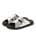 【ビームス ウイメン/BEAMS】のPLAKTON / ダブル バックル サンダル SILVER|ID: prp329100004598828 ipo3291000000032689702