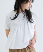 【インディヴィ/INDIVI】のサッシュフリルTシャツ ホワイト|ID: prp329100004598829 ipo3291000000032689707