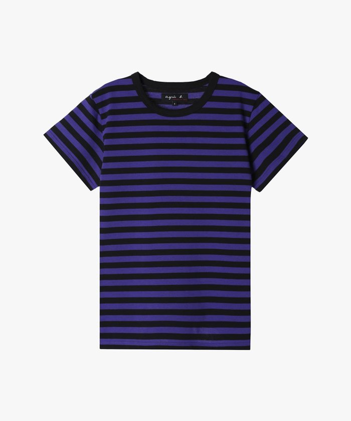 【アニエスベー ファム/agnes b. FEMME】の細ボーダー コットン 半袖Tシャツ Brando インテリア・キッズ・メンズ・レディースファッション・服の通販 founy(ファニー) https://founy.com/ ファッション Fashion レディースファッション Ladies' Fashion Online トップス・カットソー Tops/Tshirt シャツ/ブラウス Shirts/Blouses ロング / Tシャツ T-Shirts ボーダー Border 半袖 Short Sleeve 定番 Standard |ID: prp329100004598843 ipo3291000000032689825