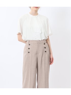 【タカキュー/TAKA-Q】のシルケットポンチ ボウタイ 半袖プルオーバー 人気、トレンドファッション・服の通販 founy(ファニー) ファッション Fashion レディースファッション Fashion for Women トップス・カットソー Cut & Sew Tops カジュアルプルオーバー・ニットトップス Pullovers & Knit Tops / Casual Pullovers インナー Innerwear 春 Spring 秋 Autumn カーディガン Cardigan, Knitwear シアー Sheer, See-Through シルケット Silket, Silky Cotton ジャケット Jacket, Outerwear ジョーゼット Georgette, Semi-Sheer Fabric ストレッチ Stretch, Stretchy Fabric ストレート Straight, Straight Cut スーツ Suit, Formalwear なめらか Smooth, Silky Texture フィット Fit, Slim Fit フレア Flare, Flared ベーシック Basic, Essential 半袖 Short Sleeve, Half Sleeve 冬 Winter / This Winter A/W・秋冬 Autumn/Winter S/S・春夏 SS, Spring/Summer, Warm Season おすすめ Recommended / Our Picks 夏 Summer エレガント 上品 Elegant ギフト プレゼント Gift / Present ビジネス 仕事 通勤 Business / Work / Commuting |ID:prp329100004598864