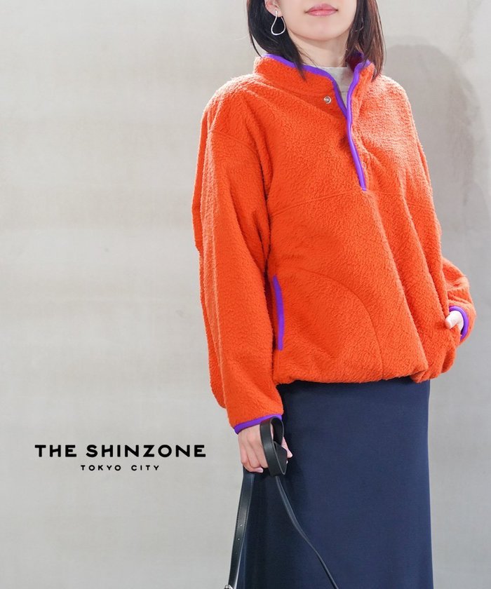 【その他のブランド/Other】のザ シンゾーン プルオーバー W FACE BOA インテリア・キッズ・メンズ・レディースファッション・服の通販 founy(ファニー) https://founy.com/ ファッション Fashion レディースファッション Fashion for Women トップス・カットソー Cut & Sew Tops カジュアルプルオーバー・ニットトップス Pullovers & Knit Tops / Casual Pullovers オレンジ Orange スピンドル Spindle, Drawcord デニム Denim, Jeans Material バランス Balance, Style Balance パイピング Piping, Trim Design パープル Purple, Violet ロング Long, Long-Length |ID: prp329100004598866 ipo3291000000032690130