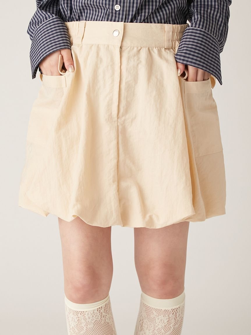 【リリーブラウン/Lily Brown】のバルーンミニスカート インテリア・キッズ・メンズ・レディースファッション・服の通販 founy(ファニー) 　ファッション　Fashion　レディースファッション　Ladies' Fashion Online　スカート　Skirt　ミニスカート　Mini Skirts　インナー　Inner　スポーティ　Sporty　トレンド　Trend　バルーン　Balloon　フェミニン　Feminine　フラップ　Flap　ポケット　Pocket　ミニスカート　Mini Skirt　レース　Race　エレガント 上品　Elegant　夏　Summer　春　Spring　S/S・春夏　Ss・Spring/Summer　軽量　Lightweight　雑誌　Magazine　BEG[037]|ID: prp329100004598869 ipo3291000000032690161