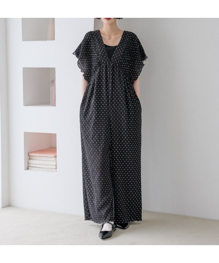 【ローリーズファーム/LOWRYS FARM】のヨウリュウシャーリングサロペット インテリア・キッズ・メンズ・レディースファッション・服の通販 founy(ファニー) https://founy.com/ ファッション Fashion レディースファッション Fashion for Women ワンピース Dresses サロペット&オールインワン Dungarees & Jumpsuit Styles おすすめ Recommended / Our Picks インナー Innerwear サロペット Overalls, Salopette シャーリング Shirring, Ruched |ID: prp329100004598871 ipo3291000000034239708