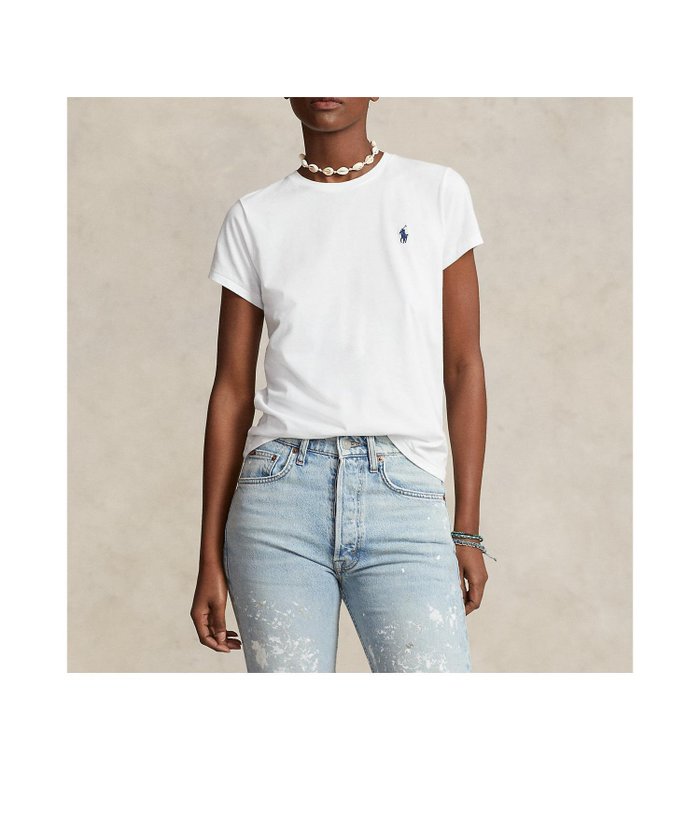 【ラルフローレン/RALPH LAUREN】のコットン ジャージー クルーネック Tシャツ インテリア・キッズ・メンズ・レディースファッション・服の通販 founy(ファニー) https://founy.com/ ファッション Fashion レディースファッション Ladies' Fashion Online トップス・カットソー Tops/Tshirt シャツ/ブラウス Shirts/Blouses ロング / Tシャツ T-Shirts ウォッシュ Wash ジャージー Jersey ストレート Straight フィット Fit 半袖 Short Sleeve |ID: prp329100004598892 ipo3291000000032690454