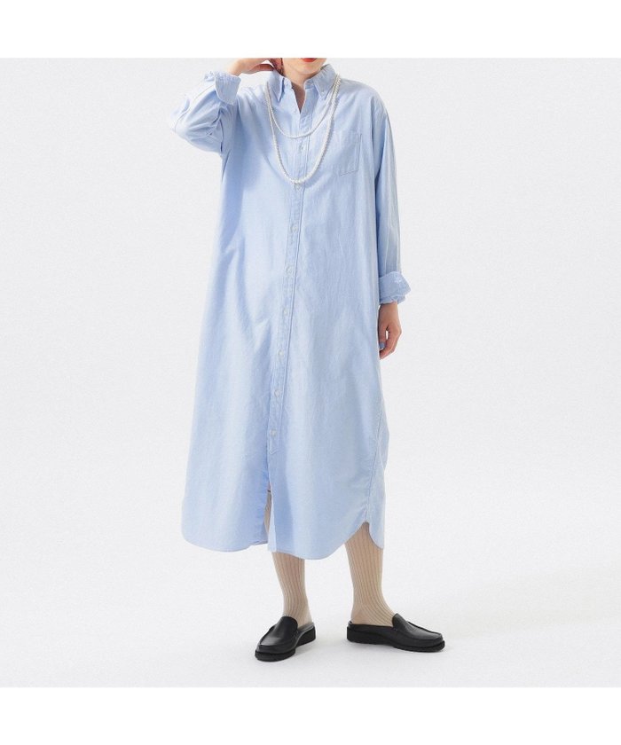 【ビームス ウイメン/BEAMS】の【6/12新規値下げ】オックスフォード ボタンダウン ロングスリーブ シャツワンピース インテリア・キッズ・メンズ・レディースファッション・服の通販 founy(ファニー) https://founy.com/ ファッション Fashion レディースファッション Ladies' Fashion Online ワンピース Dress シャツワンピース Shirt Dresses ウェーブ Wave シンプル Simple スリーブ Sleeve ダウン Down 定番 Standard 長袖 Long Sleeve フォルム Form ベーシック Basic ロング Long おすすめ Recommend |ID: prp329100004598935 ipo3291000000032690805