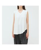 【マーコート/MARcourt】のmizuiro ind Vネックアシンメトリーノースリーブプルオーバー オフホワイト|ID: prp329100004598973 ipo3291000000032691107