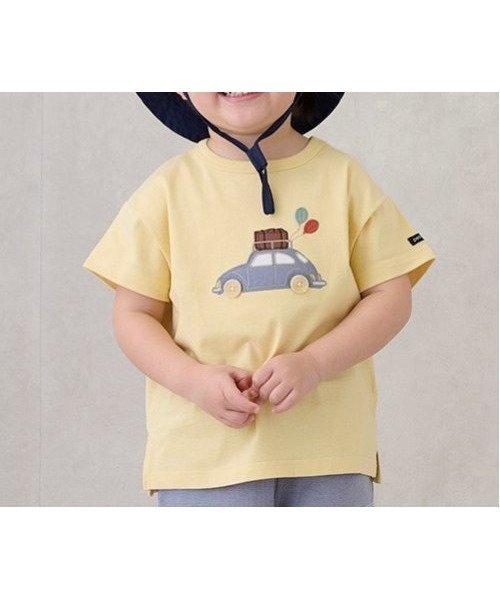 【その他のブランド/Other】のアップリケ車・ポニー半袖Tシャツ インテリア・キッズ・メンズ・レディースファッション・服の通販 founy(ファニー) https://founy.com/ ファッション Fashion キッズファッション KIDS Children’s Clothing タッセル Tassel ポケット Pocket モチーフ Motif 半袖 Short Sleeve |ID: prp329100004598982 ipo3291000000032691168